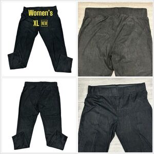 Seven7 XL Approx 16 18 Pants Active Straight Leggings Black Lightweight Stretch